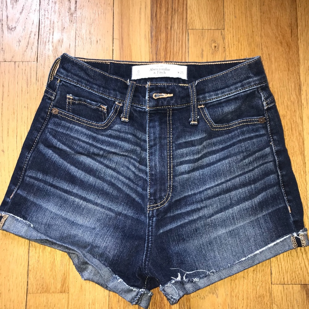 Abercrombie & Fitch Size 0 High Waist Jean Shorts